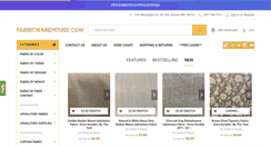 Desktop Screenshot of fabricwarehouse.com